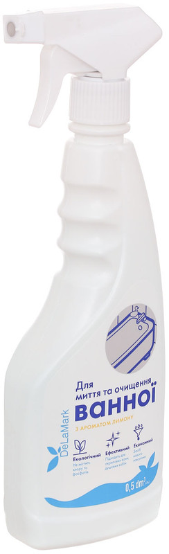 Засіб для чищення ванної кімнати DELAMARK , 0,5 л